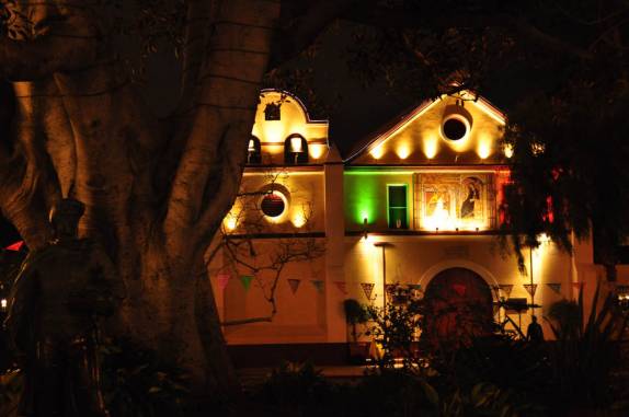 Igreja no Pueblo de Los Angeles, centro histórico da maior cidade da Califórnia - Estados Unidos